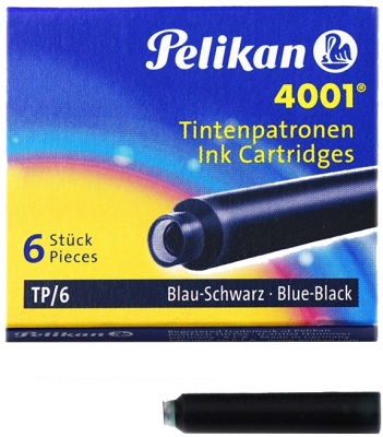 Patroane cerneala mici, 4001, 6 buc/set Pelikan