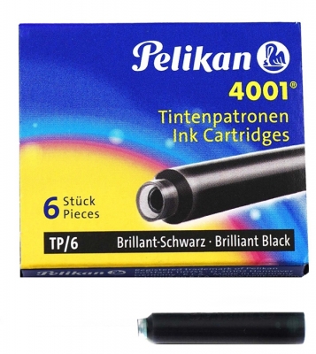 Patroane cerneala mici, 4001, 6 buc/set Pelikan