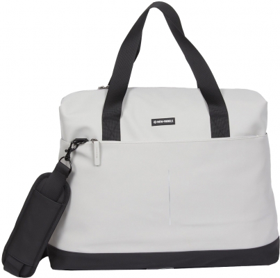 Geanta de umar Julan Canton Big Shopper, New Rebels, gri deschis