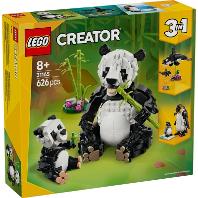 Animale salbatice: Familia de ursi panda 31165 LEGO Creator