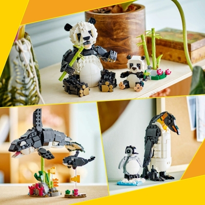 Animale salbatice: Familia de ursi panda 31165 LEGO Creator