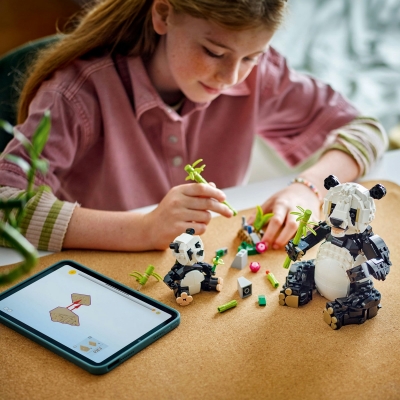 Animale salbatice: Familia de ursi panda 31165 LEGO Creator