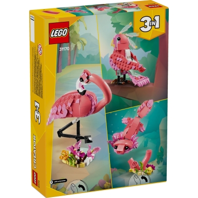 Animale salbatice flamingo roz 31170 LEGO Creator