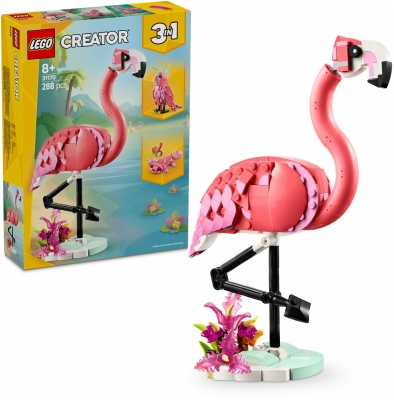 Animale salbatice flamingo roz 31170 LEGO Creator