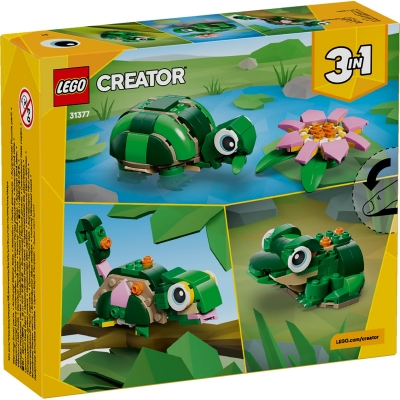 Broasca-testoasa cu o floare de nufa 31377 LEGO Creator