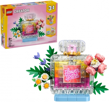 Sticla de parfum cu flori decorativa 31383 LEGO Creator