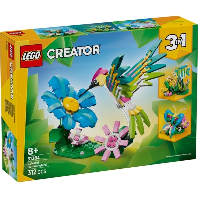 Animale salbatice: Colibri colorat 31384 LEGO Creator
