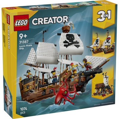 Corabie de pirati emblematica 31387 LEGO Creator