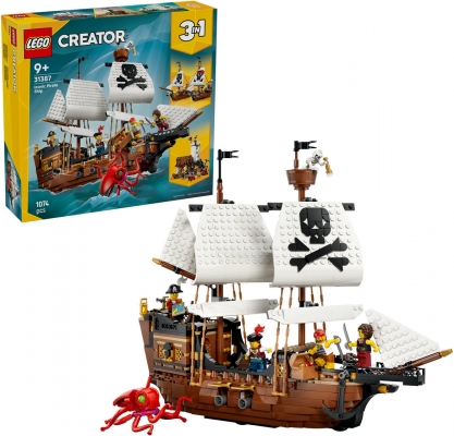 Corabie de pirati emblematica 31387 LEGO Creator