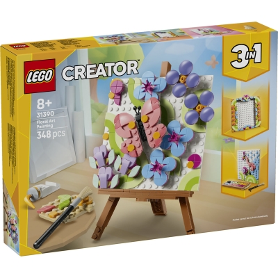 Tablou decorativ cu arta florala 31390 LEGO Creator