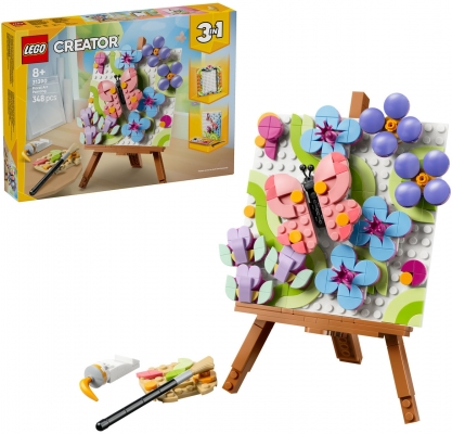 Tablou decorativ cu arta florala 31390 LEGO Creator