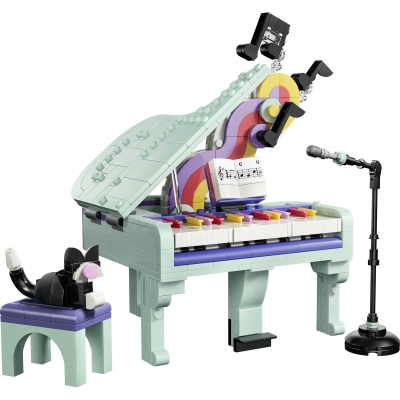 Pian decorativ cu o pisica 31392 LEGO Creator