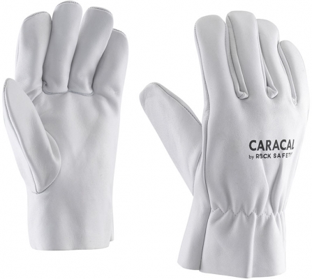 Manusi de sudura din piele de ovina neteda, manseta scurta, Gri, Caracal, Rock Safety