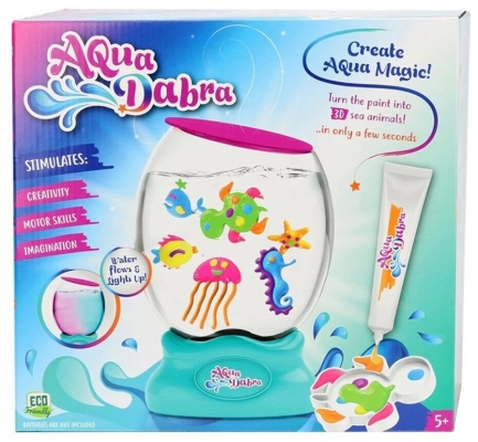 Acvariu cu lumini si figurine AquaDabra