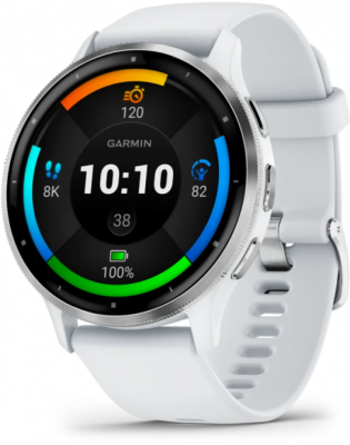 Ceas Garmin Venu 3 Silver/Whitestone