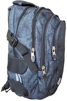 Ghiozdan St.Right, ergonomic, impermeabil, colectia Spider Web