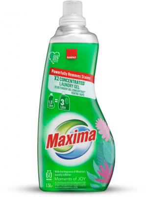 Detergent gel Sano Maxima Joy, concentrat pentru rufe, 60 spalari, 1.5L