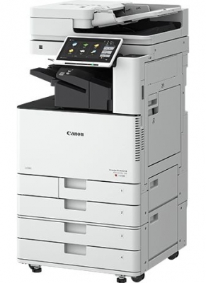 Pachet Multifunctional laser color Canon imageRUNNER Advance DX 3725i + DADF-BA1 + Piedestal S2 + cartuse toner C-EXV49 BK/C/M/Y