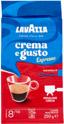 Cafea macinata 250g Crema Gusto Espresso Lavazza