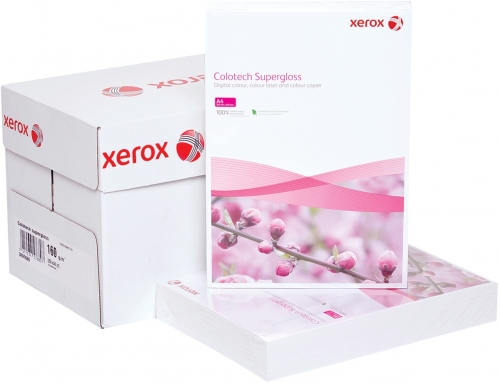 Hartie Colotech+ Lucios Xerox A3 140 g/mp 250 coli/top