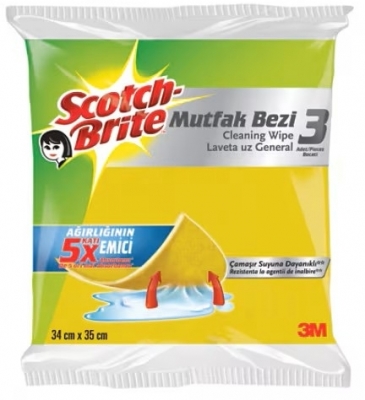 Lavete absorbante Scotch-Brite, multisuprafete, 3 buc/set