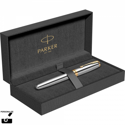 Stilou personalizat Stainless Steel GT Sonnet Royal Parker