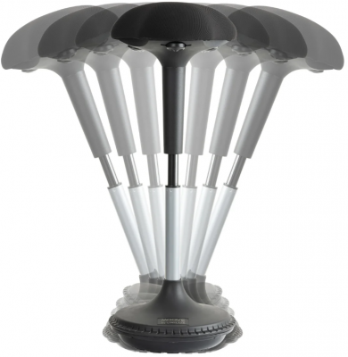 Scaun ergonomic Unilux Moove, negru, reglabil