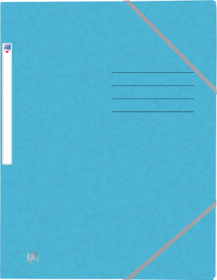 Dosar mapa Oxford TopFile, A4, carton, turcoaz, 200 file