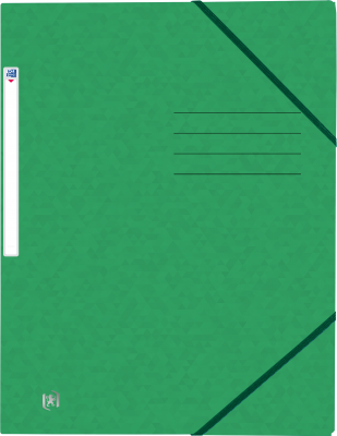 Dosar mapa Oxford TopFile, A4, carton, verde, 200 file