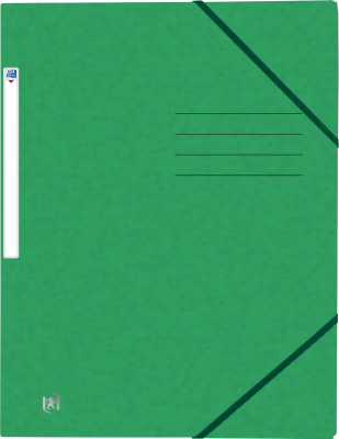 Dosar mapa Oxford TopFile, A4, carton, verde, 200 file