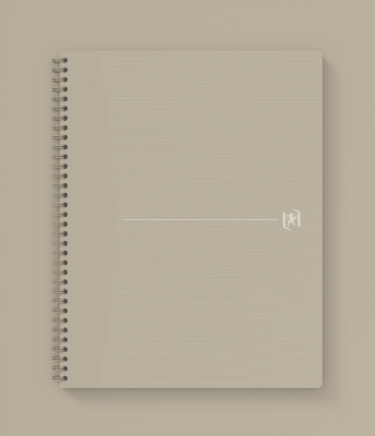 Caiet Oxford Origins, A4+, 70 file, bej, patratele