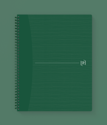 Caiet Oxford Origins, A4+, 70 file, verde, patratele