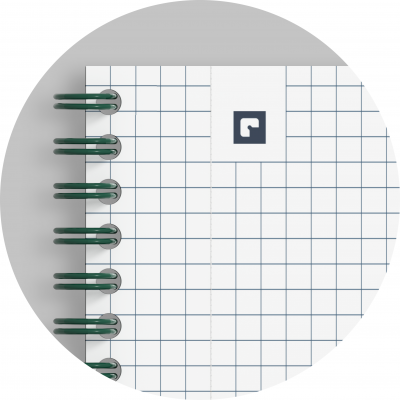 Caiet Oxford Origins, A4+, 70 file, verde, patratele