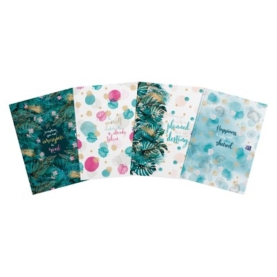Caiet Oxford & Me, A5, 96 file, motive diverse, patratele