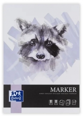 Bloc desen Oxford Marker, A3 15 file, hartie 180g/mp, FSC, colectia Artistic