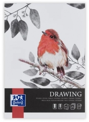 Bloc desen Oxford Drawing, A4 25 file, hartie 200g/mp, FSC, colectia Artistic