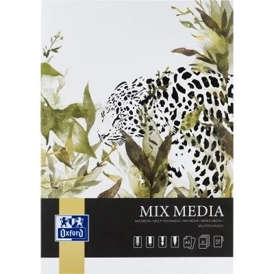 Bloc desen Oxford Mix Media, A3 25 file, hartie 225g/mp, FSC, colectia Artistic