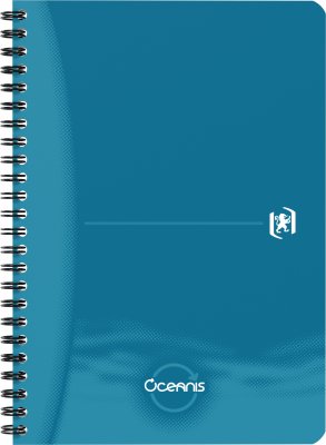 Caiet organizator Oxford Office Oceanis, A5, 90 file, coperta PP, diverse culori, patratele