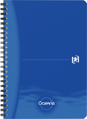Caiet organizator Oxford Office Oceanis, A5, 90 file, coperta PP, diverse culori, patratele