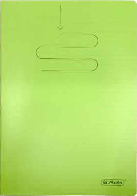 Caiet A4 60 file, hartie 70g/mp FSC, coperta PP, dictando, diverse culori, Herlitz