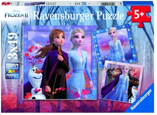 Puzzle Frozen Ii, 3X49 Piese Ravensburger