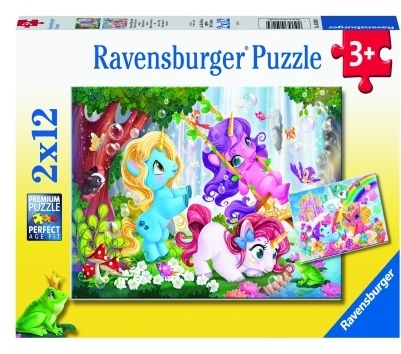 Puzzle Unicorni Magici, 2X12 Piese Ravensburger