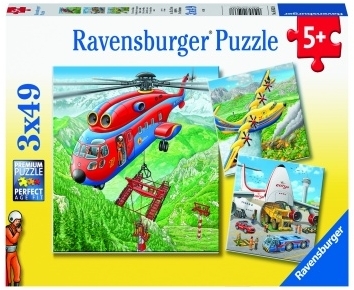 Puzzle Deasupra Norilor, 3X49 Piese Ravensburger