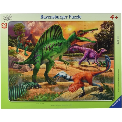 Puzzle Tip Rama Dinozauri, 42 Piese Ravensburger