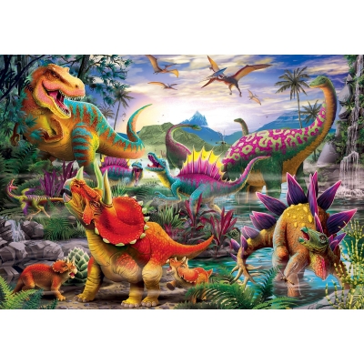 Puzzle Atacul T-Rex, 35 Piese Ravensburger