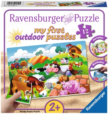 Puzzle Animale La Ferma, 12 Piese Ravensburger