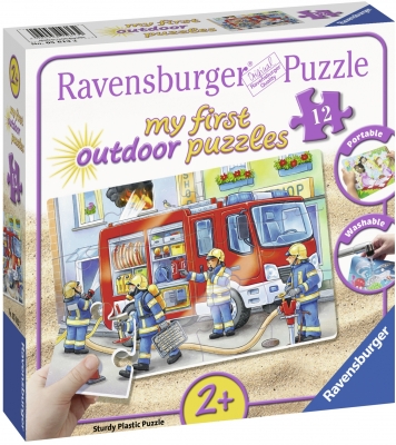 Puzzle Plastic Pompieri, 12 Piese Ravensburger