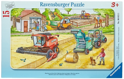 Puzzle Masinarii, 15 Piese Ravensburger