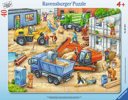 Puzzle Utilaje, 40 Piese Ravensburger