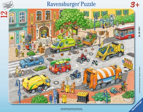 Puzzle Oras Plin De Viata, 12 Piese Ravensburger